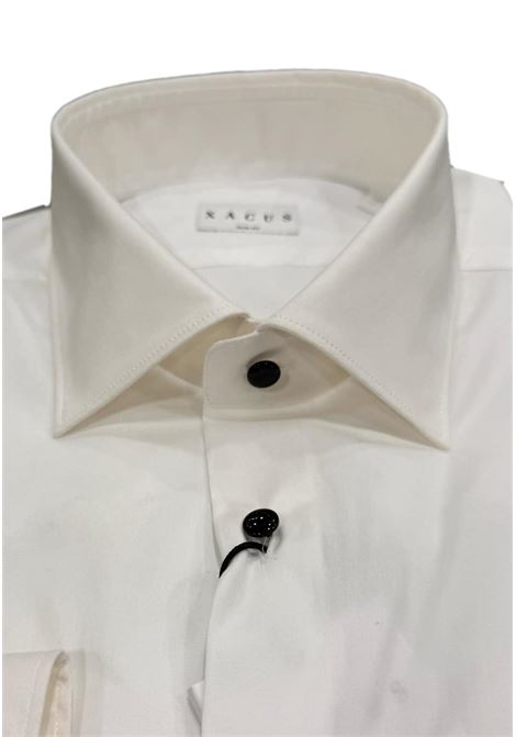 Slim fit shirt with contrasting buttons XACUS | shirts | 11716 608ML771